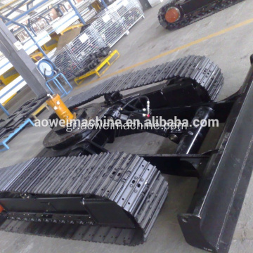 2 Ton 3 ton 4 ton 7 ton 9 ton Steel crawler track chassis system for Dumper crawler Drilling Rigs
